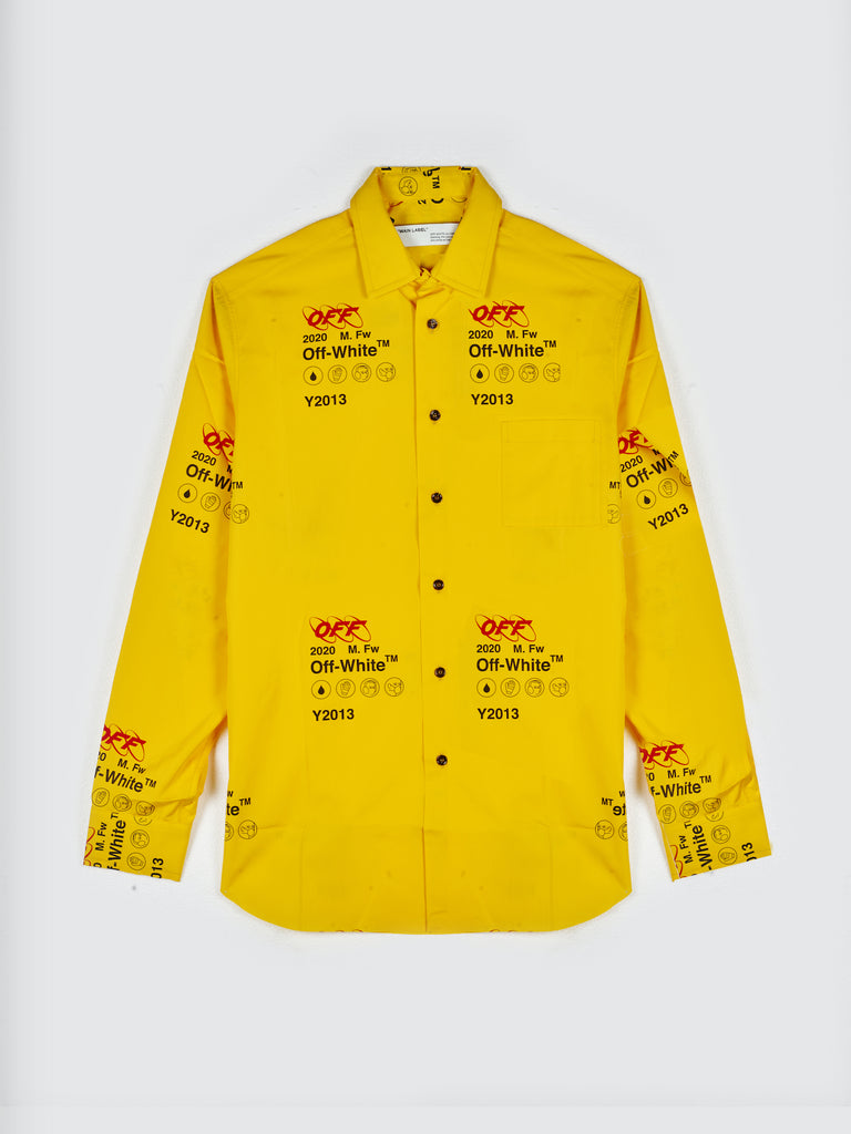 Off-White Industrial Shirt Yellow | BDC ...
